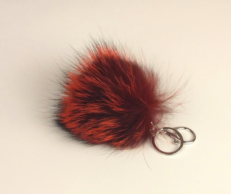 Red Fur Pompom