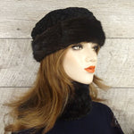 Recycled mink fur hat