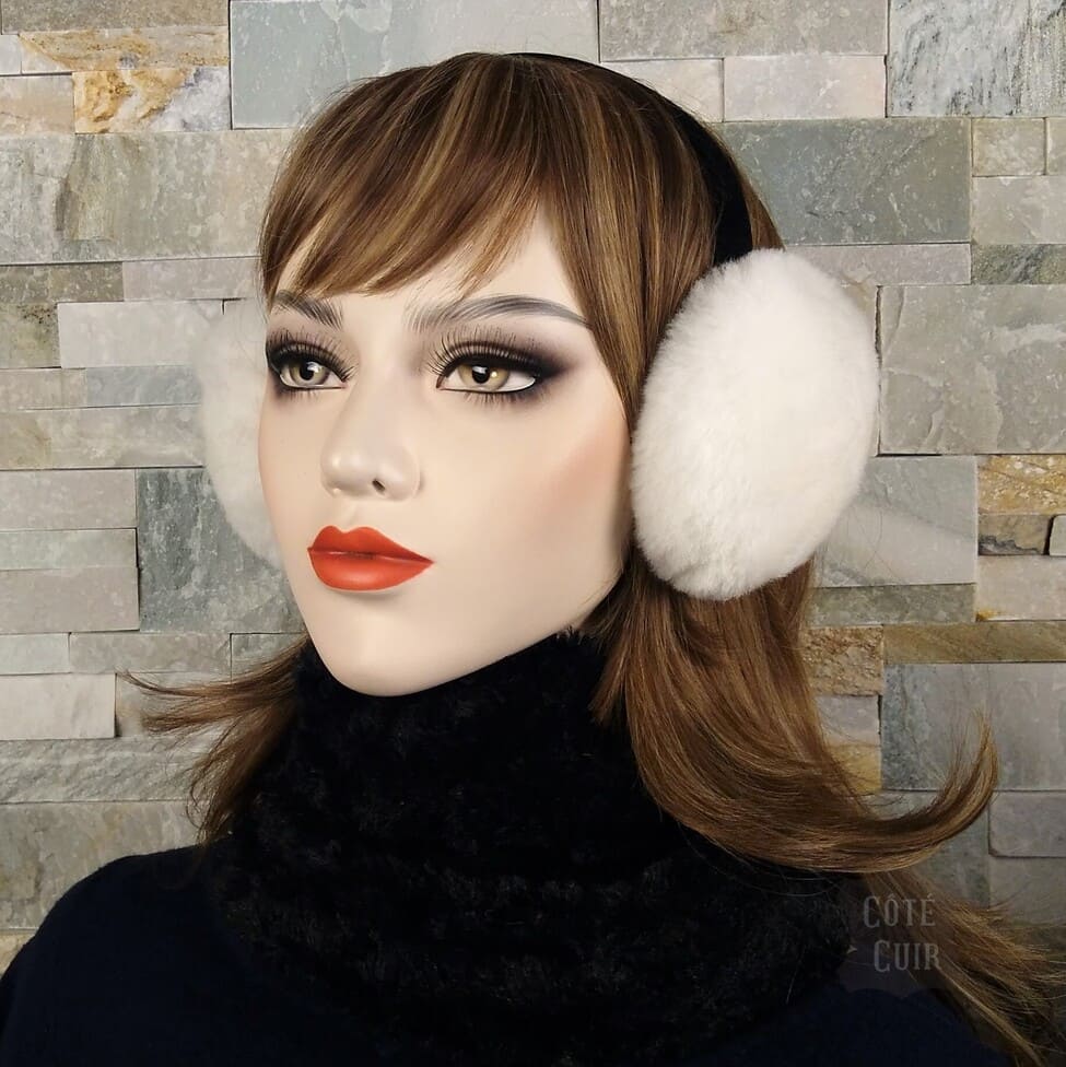 Shearling earmuffs